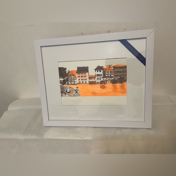 Authentic Louis Vuitton/Ruben Toledo “Strasbourg” Framed Postcard - Picture 4 of 5